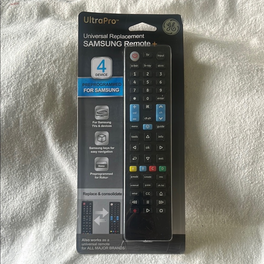 GE UltraPro Universal Replacement Remote - Black